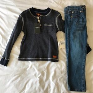 7 for all mankind boys set 4 NWT